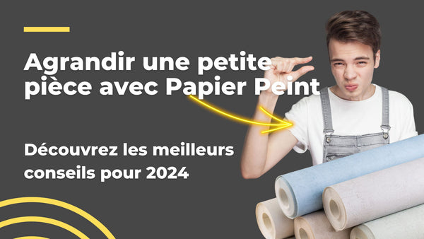 Agrandir une petite pièce avec Papier Peint