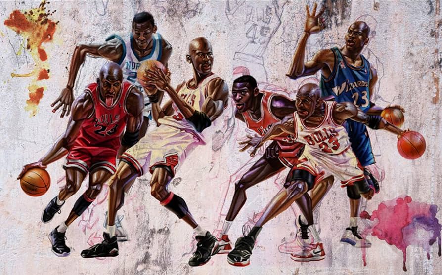 Basketball Wallpaper <br/> Jordan in Madness - Second Image