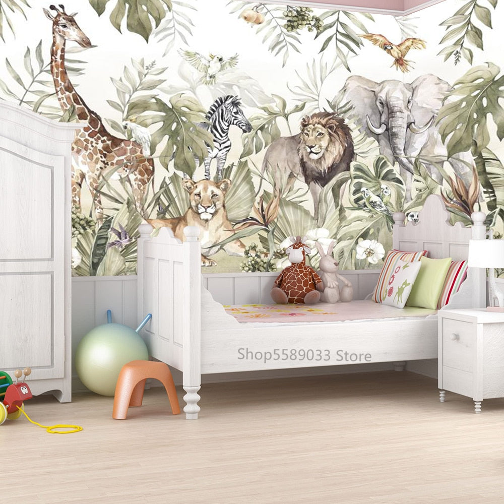 Dieren Behang <br/> Jungle Royal met Leeuw