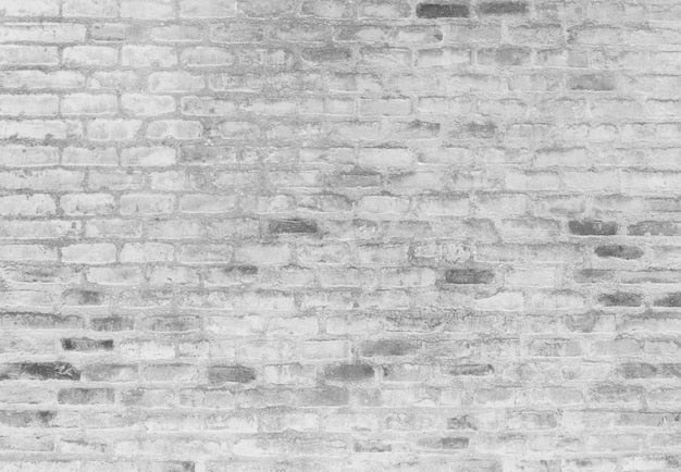 Old white brick wallpaper