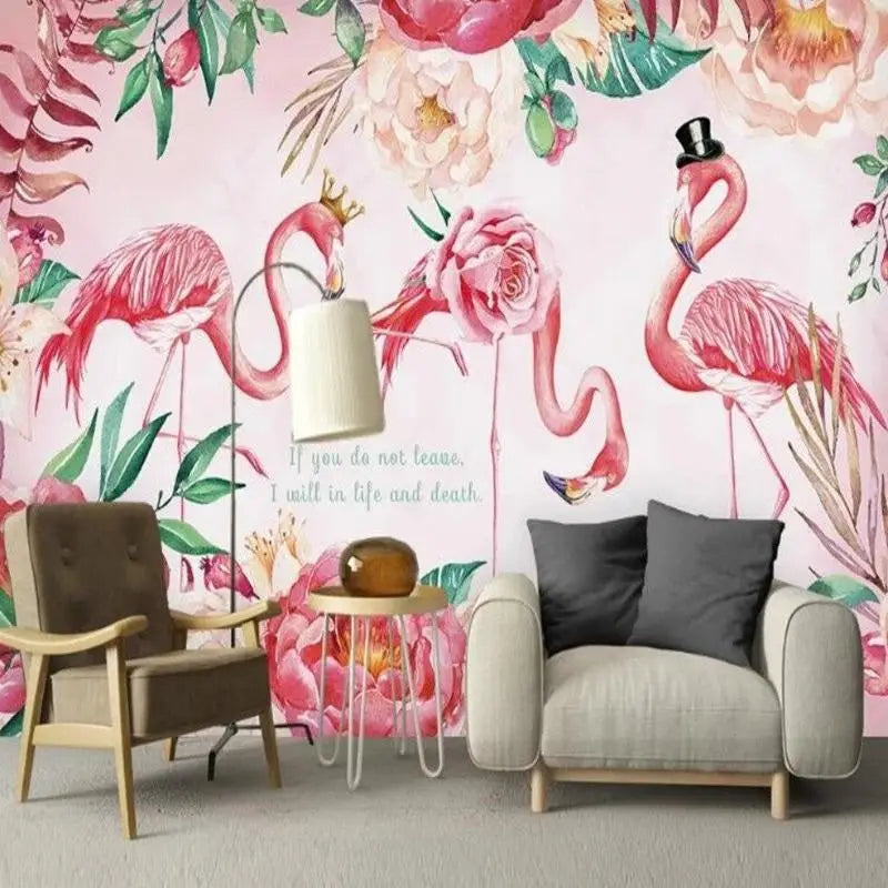 Rosa Flamingo-Mädchen-Schlafzimmer-Dekor - Second Image