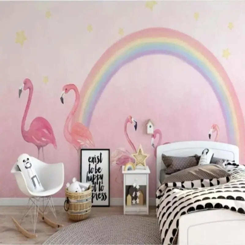 Flamingo behangdecor - Second Image