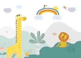 Animals Wallpaper <br/> Rainbow and Jungle