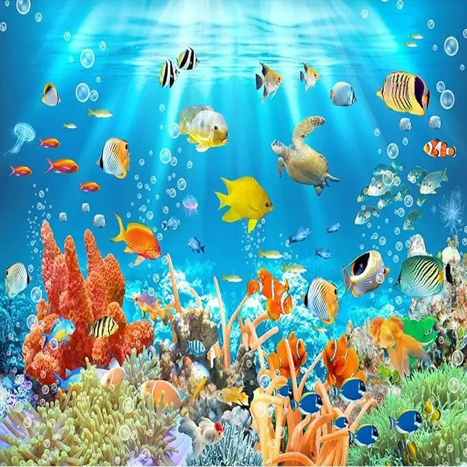 3D-Aquarium-Hintergrundbild