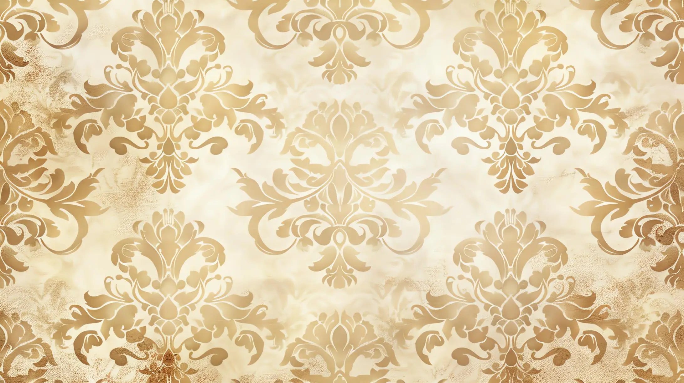 Gouden beige barokke wallpaper