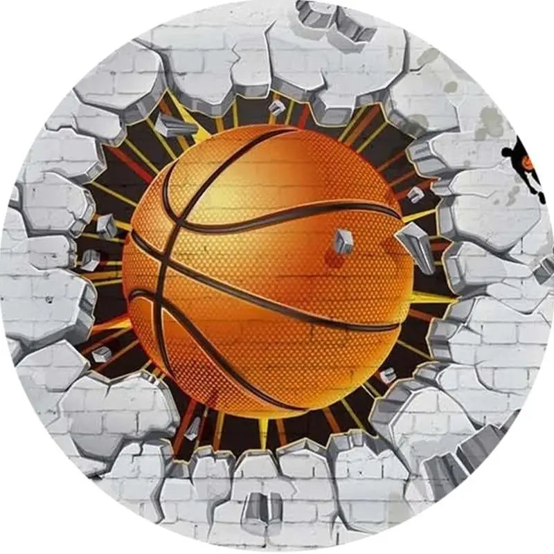 Basketbalbehang 3D Basketbal - Second Image