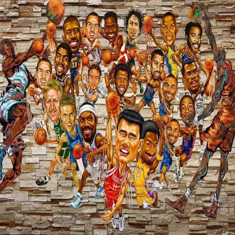 Cartoon-Basketball-Hintergrundbild - Second Image