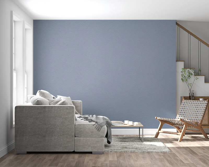 Papier Peint Bleu Gris - chambre adulte