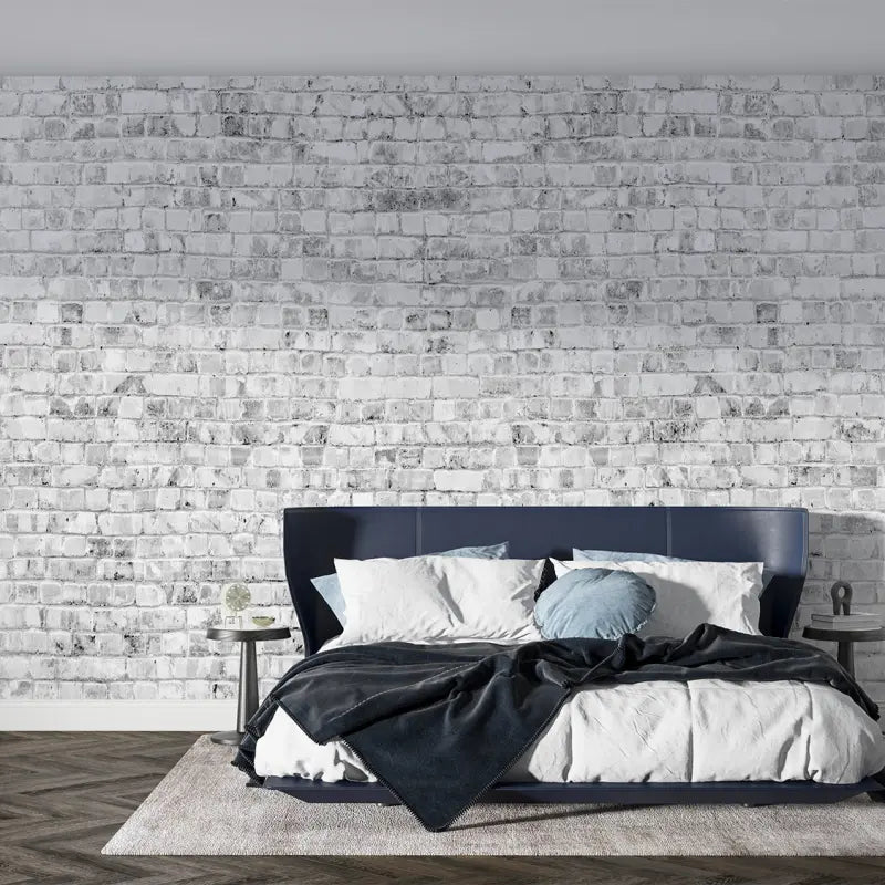 White Old Brick Wallpaper - Second Image