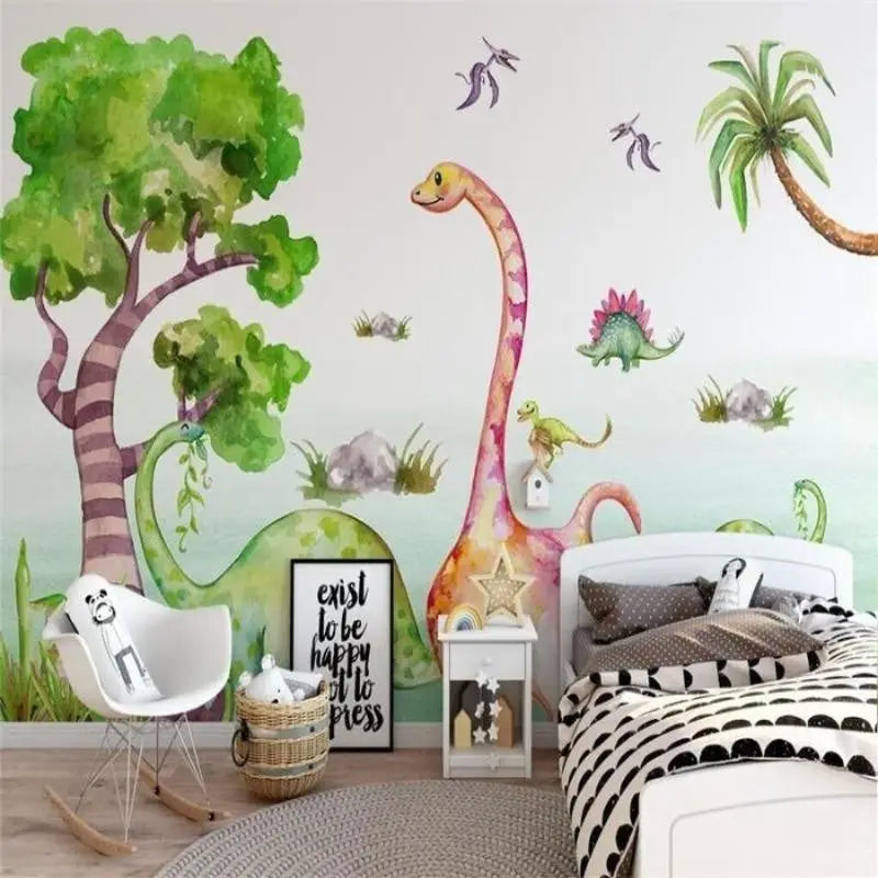 Baby Dinosaur Bedroom Wallpaper - Second Image