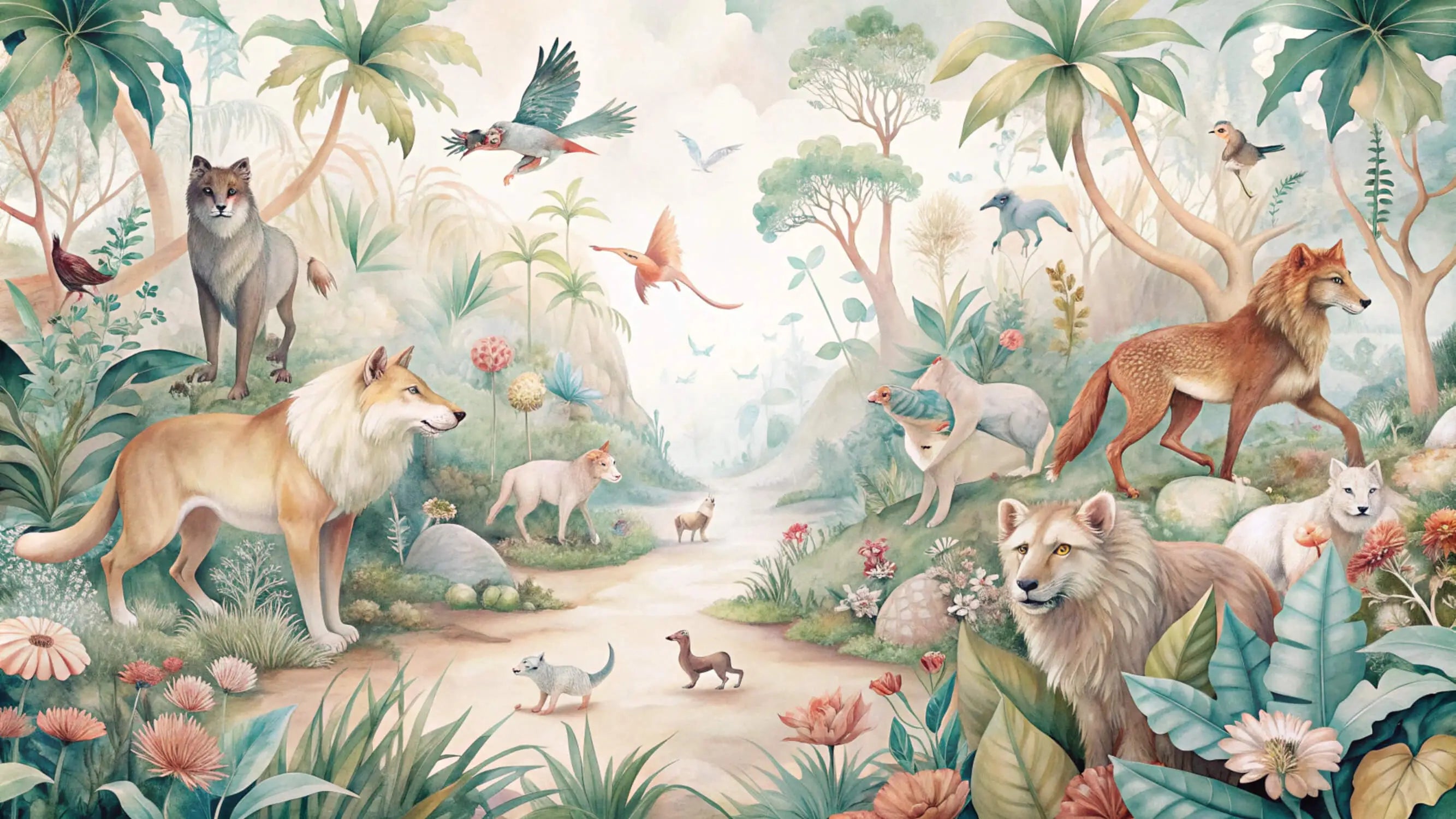 Papier Peint Chambre Enfant Jungle