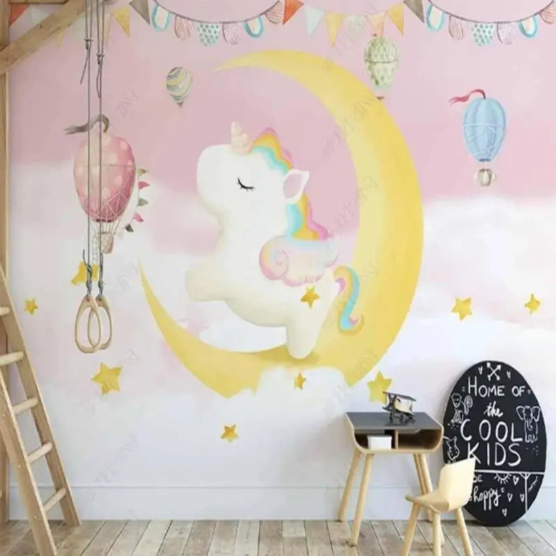 Baby Unicorn Bedroom Wallpaper - Second Image