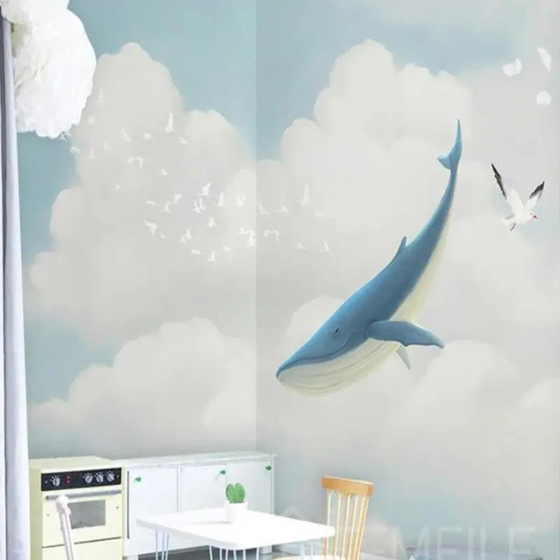 Cloud Bedroom Decoration Wallpaper - Second Image