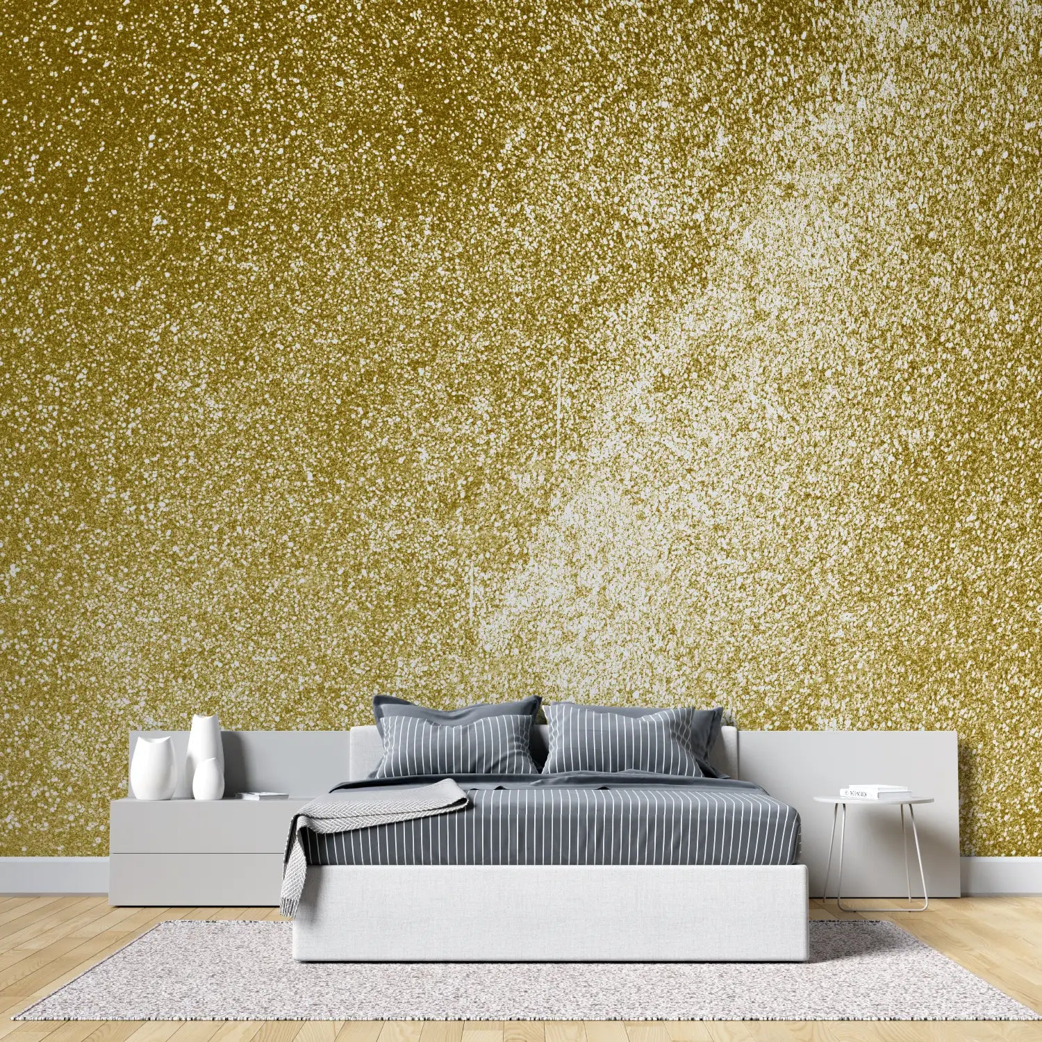 Goud glitter behang - Second Image