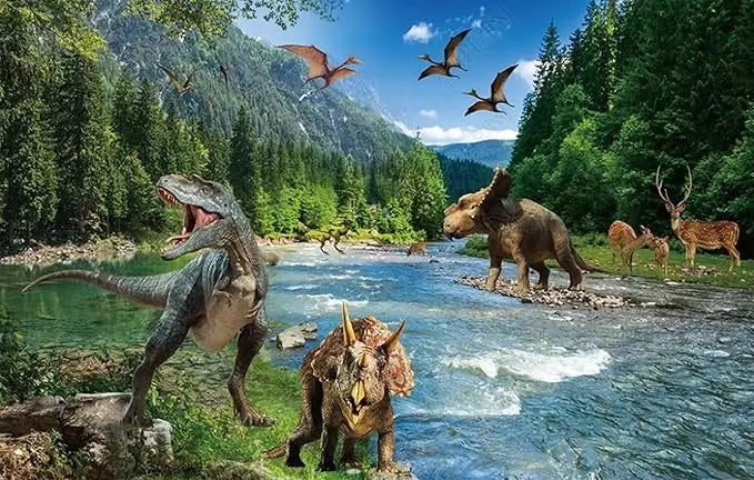 Dinosaurs children's wallpaper