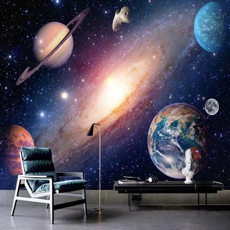 Nevel en planeten ruimtebehang - Second Image