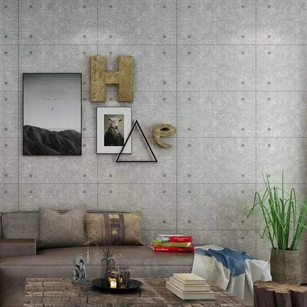 Industrial Wallpaper <br> Cement Tiles (Roll) - Second Image