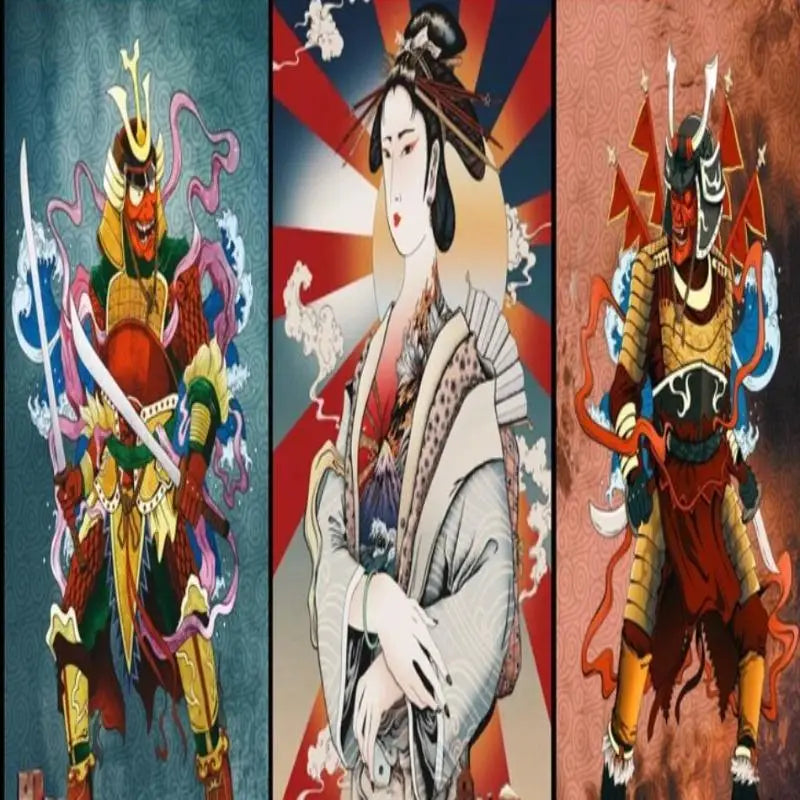 Japanese Duel Samurai Warrior Wallpaper - Second Image