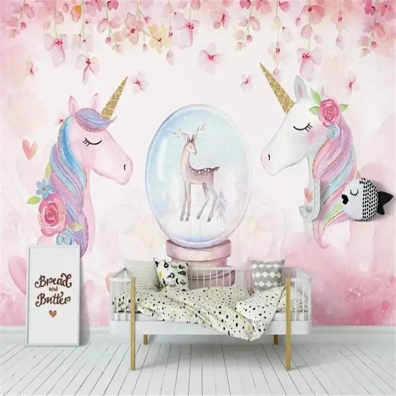 Papier Peint Licorne Kawaii