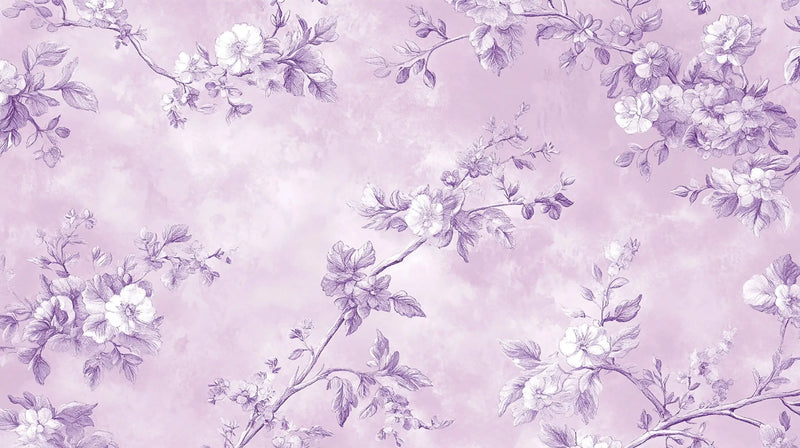 Papier Peint Lilas Mauve