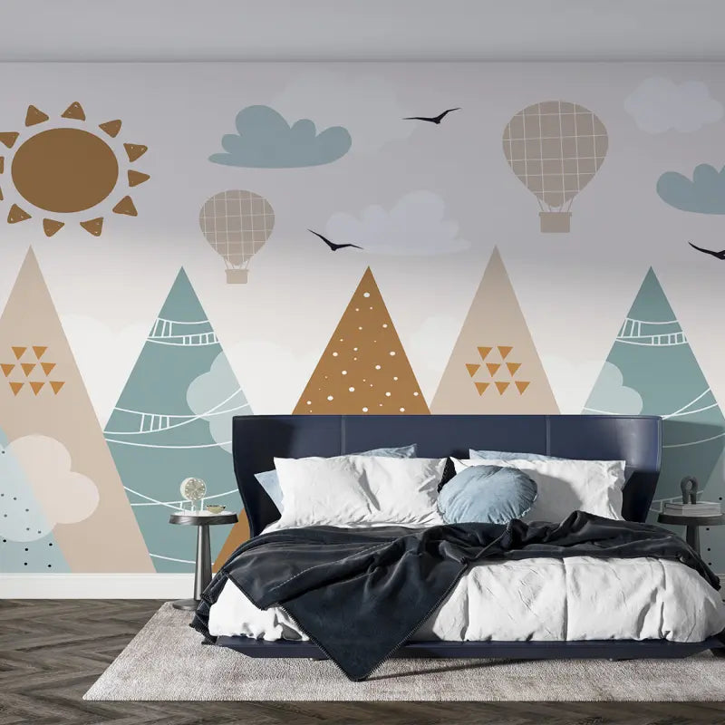 Papier Peint Montagne Chambre Bebe