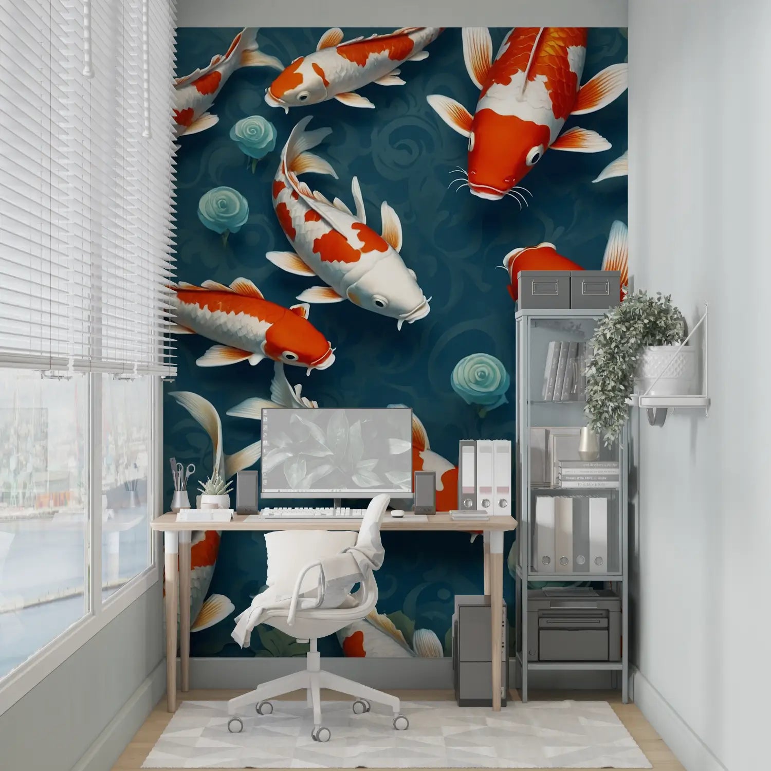 Goldfish Pattern Wallpaper - Second Image