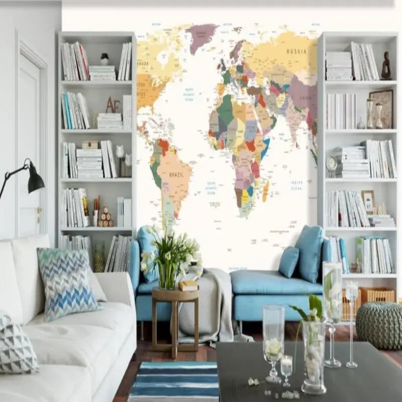 World Map Mural Wallpaper - Second Image