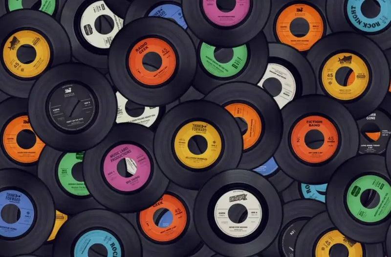 Vinyl-Schallplatten-Musik-Hintergrundbild