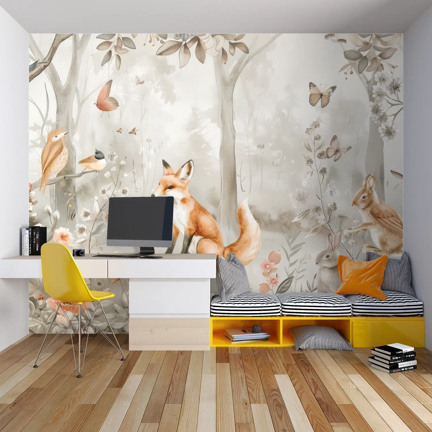 Papier Peint Nature Chambre Enfant - Second Image