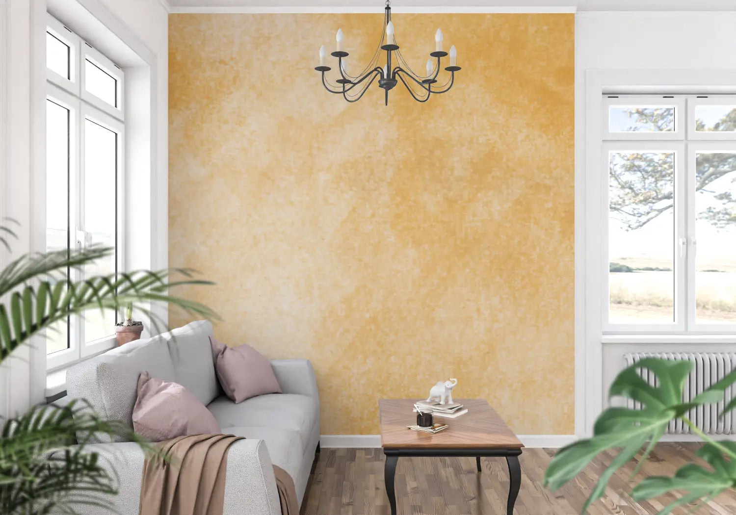 Orange Ocher Wallpaper - Second Image