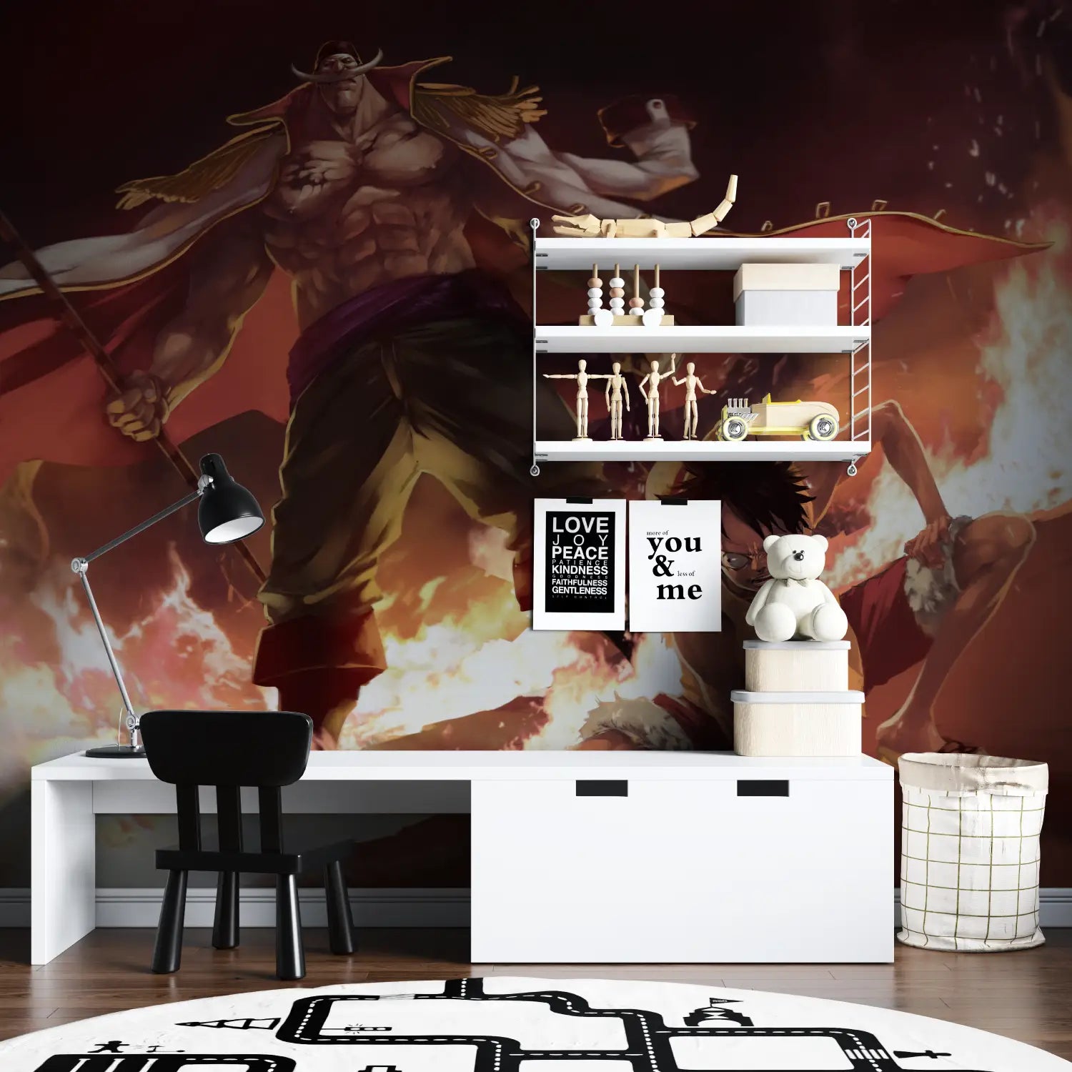 One Piece Wallpaper Whitebeard Luffy - chambre spiderman