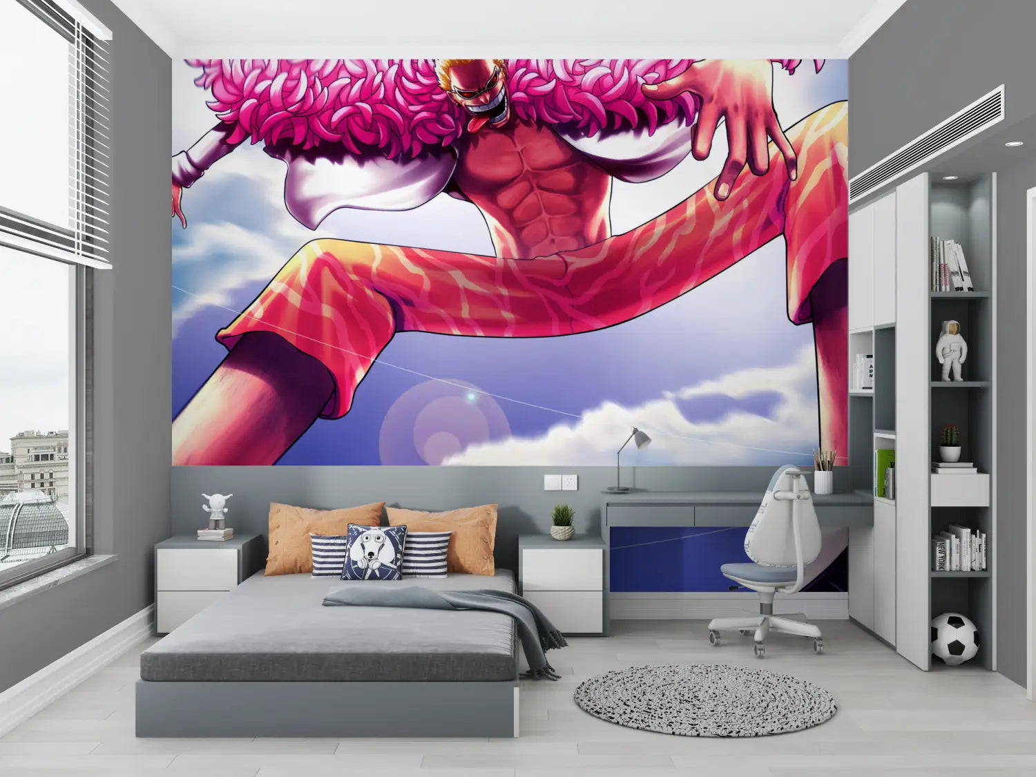 Eéndelig behang Doflamingo Design - Second Image