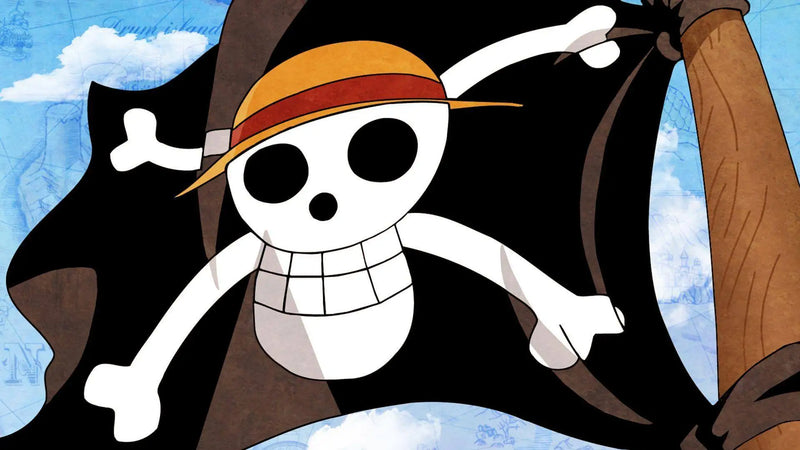 Papier Peint One Piece Drapeau Pirate