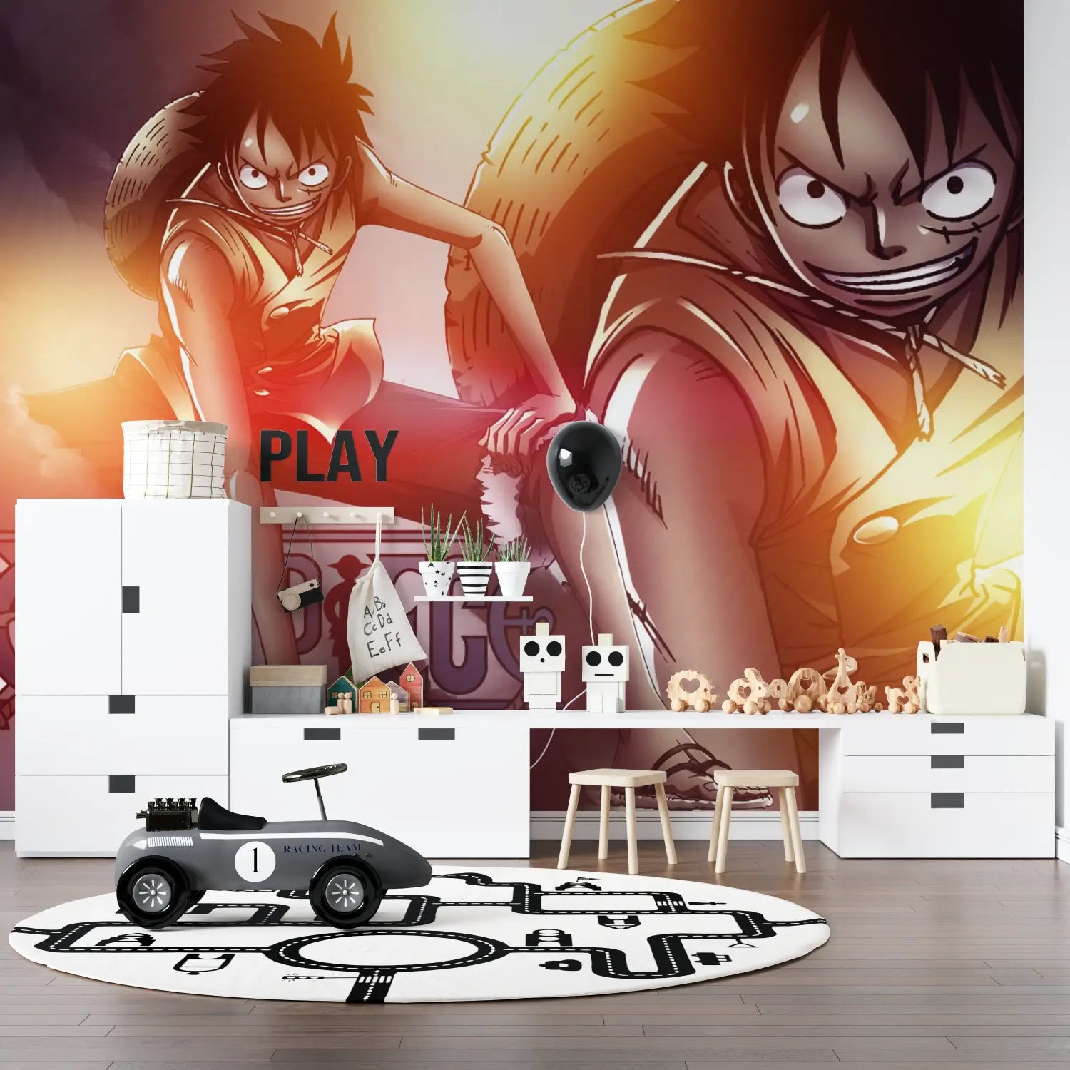 Papier Peint One Piece Wano - tapisseries murale