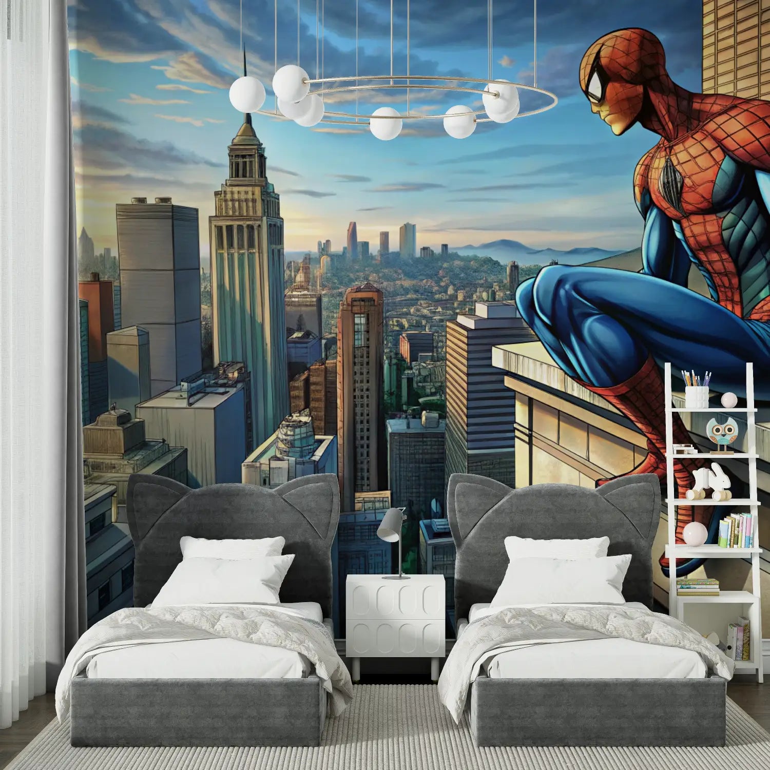 Papier Peint Spiderman Vintage - tapisserie spiderman