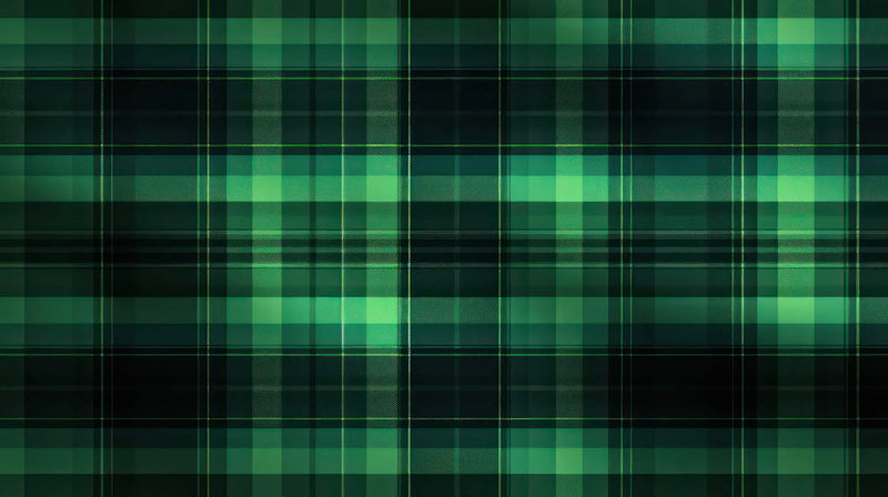 Papier Peint Tartan Vert