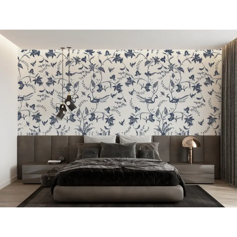 Modern Toile De Jouy-behang - Second Image