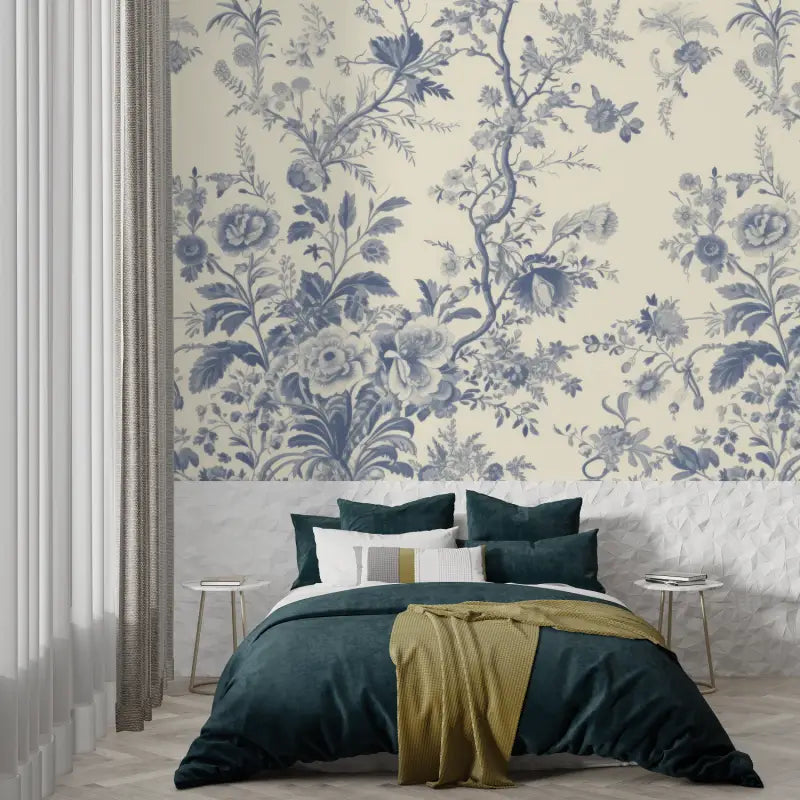 Papier Peint Toile De Jouy Mural - panoramique tendance