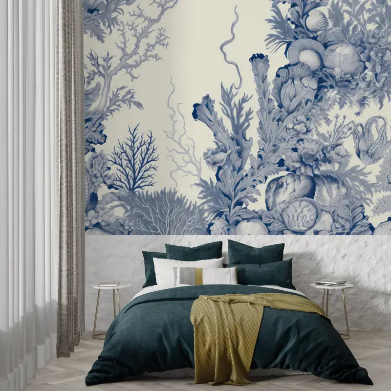 Papier Peint Toile De Jouy Theme Marin - panoramique tendance