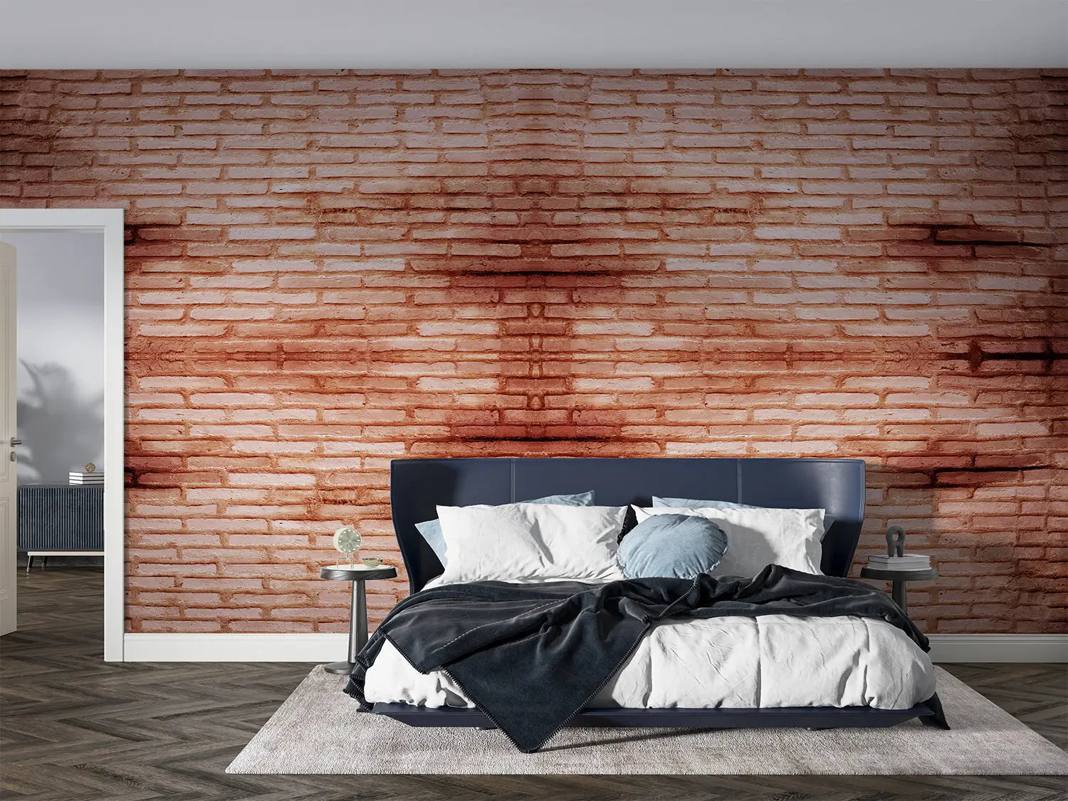 Trompe L Oeil Brick Wallpaper - Second Image