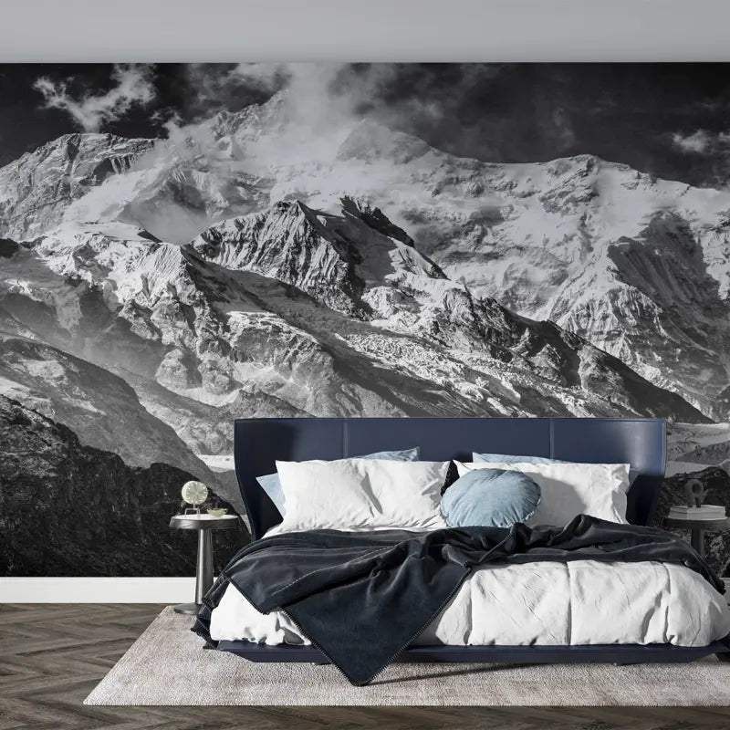 Papier Peint Trompe L’Oeil Montagne