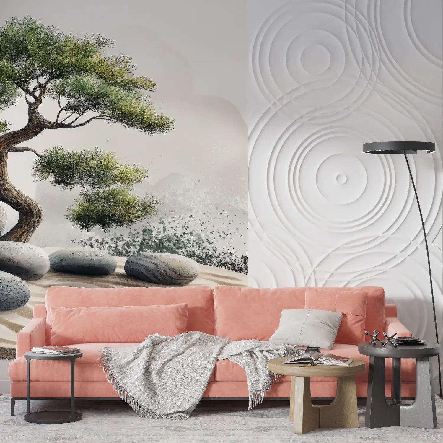 Papier Peint Zen Arbre Japonais - design