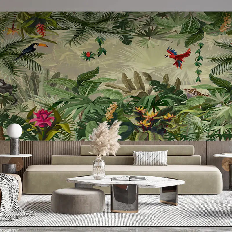 Papier Peint Foret Tropicale