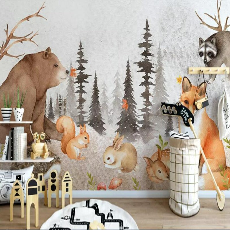 Dieren Behang <br/> Wild bos