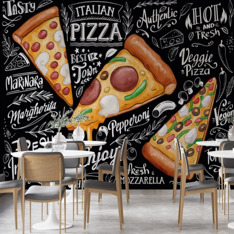 Behang voor Pizzeria - Second Image