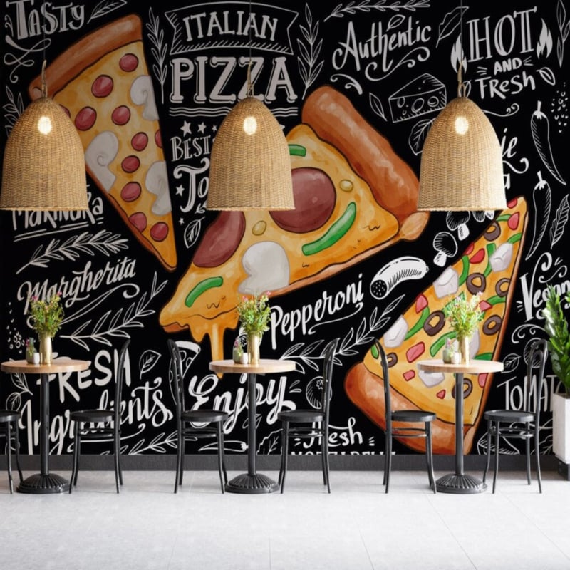 Behang voor Pizzeria - Second Image